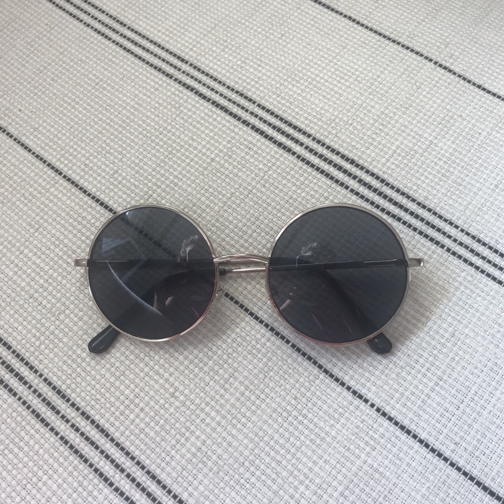 H&M sunglasses Beatles style round black